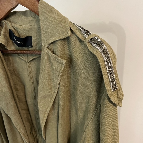 Linen Green Jacket - Picture 2 of 4